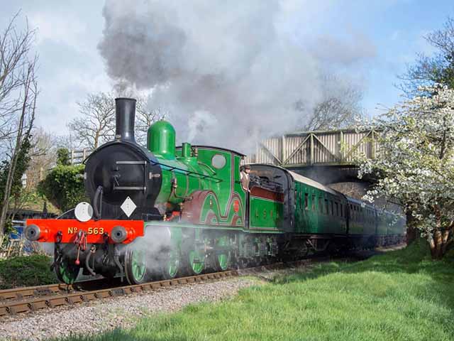 Join us for a full days Autumnal steam photography at the Swanage Railway featuring T3 Class No.563